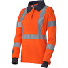 5292 Women’s Long-Sleeve Hi-Vis Arc-Flash Polo Shirt