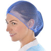 843 Blue Close-Mesh Metal-Detectable Hairnets