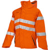 9422 Lightweight Orange Waterproof Hi-Vis Arc-Flash Jacket