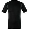 CROSSOVER Pavia Black Short-Sleeve Wicking Base-Layer