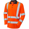 EcoViz Swimbridge Men’s Long-Sleeve Hi-Vis Polo Shirt