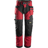 FlexiWork 6902 Men’s Chili Red/Black Trousers with Holster Pockets