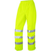 Hannaford Women’s Yellow Waterproof Hi-Vis Overtrousers