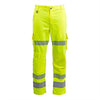Hi-Vis Cargo Trousers with Kneepad Pockets