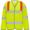 Long-Sleeve Hi-Vis Vest with Braces