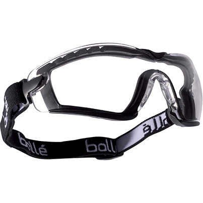Cobra Clear-Lens Safety Glasses with Foam Seal