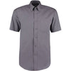 Men’s Charcoal Short-Sleeve Oxford Shirt