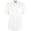 Men’s White Short-Sleeve Oxford Shirt