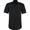 Men’s Black Short-Sleeve Oxford Shirt