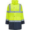 Navy/Yellow Two-Tone Waterproof Hi-Vis Coat