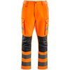 Hi-Vis Cargo Trousers with Kneepad Pockets