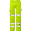 P346 Men’s Hi-Vis Cargo Trousers with Kneepad Pockets