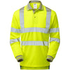 P458 Men’s Long-Sleeve Hi-Vis Polo Shirt