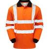 PRARC21 Men’s Long-Sleeve Hi-Vis Arc-Flash Polo Shirt