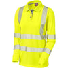 Pollyfield Women’s Long-Sleeve Hi-Vis Polo Shirt