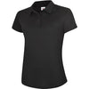 UC128 Womens Super Cool Polo Black Secondary Base Colour