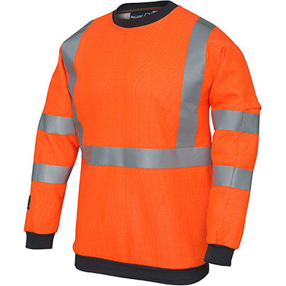 5648 Orange Hi-Vis Arc-Flash Sweatshirt