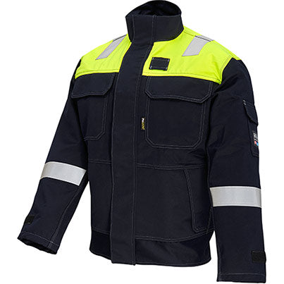 5808 Men’s Navy Yellow Arc-Flash Jacket