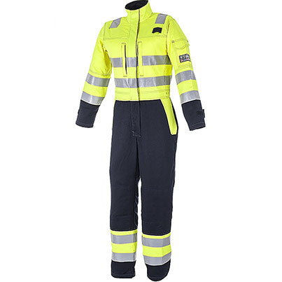 6446 Women’s Hi-Vis Arc-Flash Overalls with Kneepad Pockets