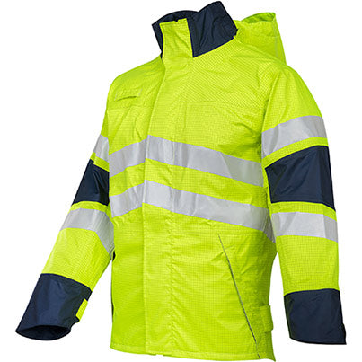 9720 Lightweight Waterproof Hi-Vis Arc-Flash Jacket