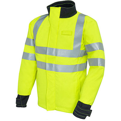 9930 Yellow/Navy Hi-Vis Arc-Flash Softshell Jacket