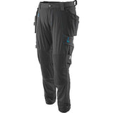 MASCOT ADVANCED 17031 Men’s Black Trousers with Holster Pockets