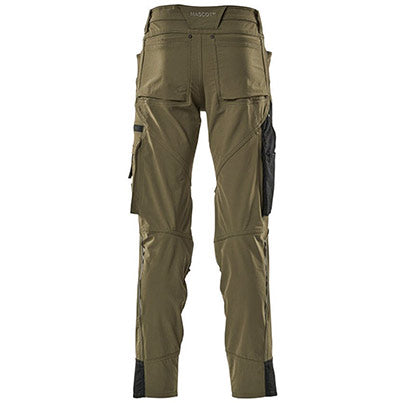 ADVANCED 17179 Moss Trousers with Kneepad Pockets
