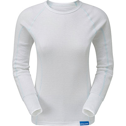 BZ1550 Women’s White Long-Sleeve Thermal T-Shirt