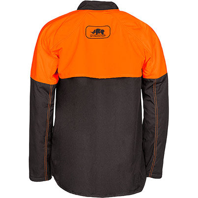 BasePro 1RJ1 Orange/Grey Chainsaw Jacket