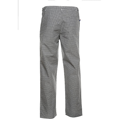 Checked Elasticated Chef’s Trousers