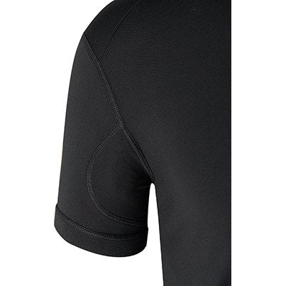 Black Short-Sleeve Wicking Base-Layer Vest