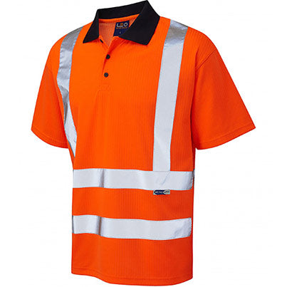 EcoViz Croyde Men’s Hi-Vis Polo Shirt
