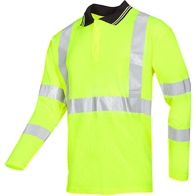 Elgin Long-Sleeve Hi-Vis Arc-Flash Polo Shirt