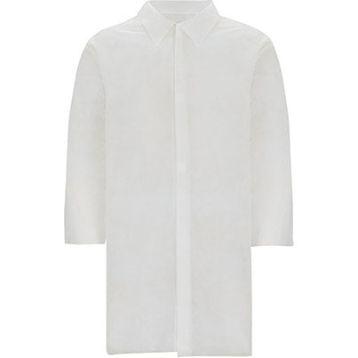 Essentials White Disposable Visitor’s Coat
