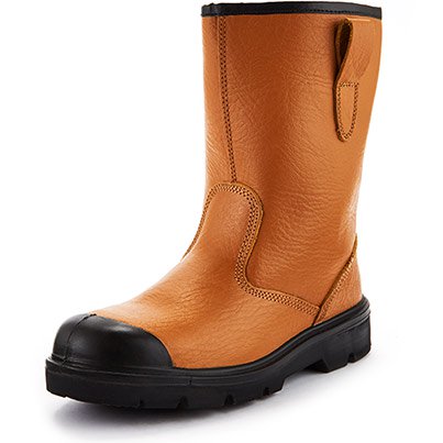 Essentials Tan S1P Rigger Boots