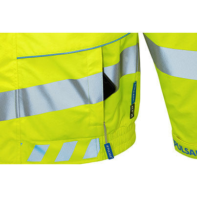 Evolution EVO103 Men’s Yellow Hi-Vis Bomber Jacket