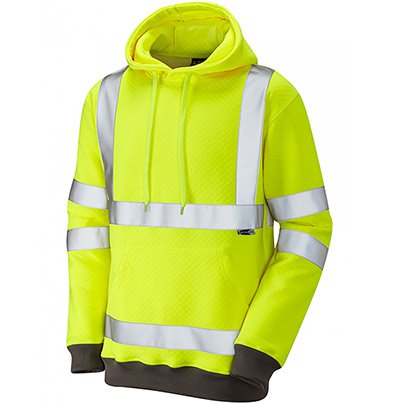 Goodleigh Men’s Yellow Hi-Vis Hoodie