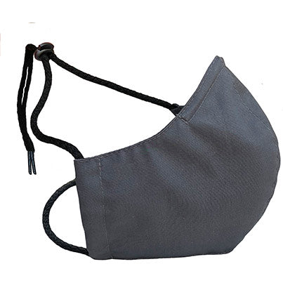 Grey Three-Ply Face Covering