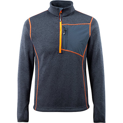 HARDWEAR Reims Men’s Navy Zip-Neck Sweatshirt