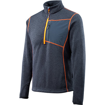 HARDWEAR Reims Men’s Navy Zip-Neck Sweatshirt