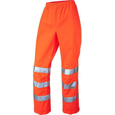 Hannaford Women’s Orange Waterproof Hi-Vis Overtrousers