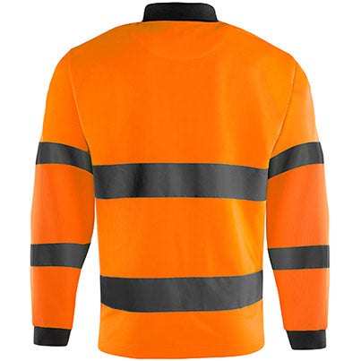 Long-Sleeve Hi-Vis Polo Shirt