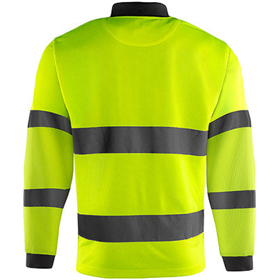 Long-Sleeve Hi-Vis Polo Shirt