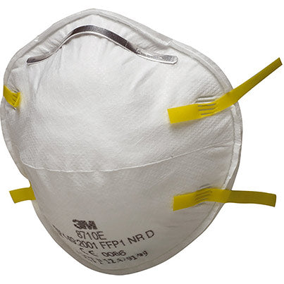3M 8710E Hand-Sanding FFP1 Dust Mask (Box of 20)