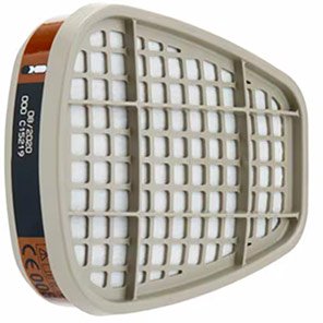 3M 6051 A1 Organic Vapour Gas Filters (Pack of Two)