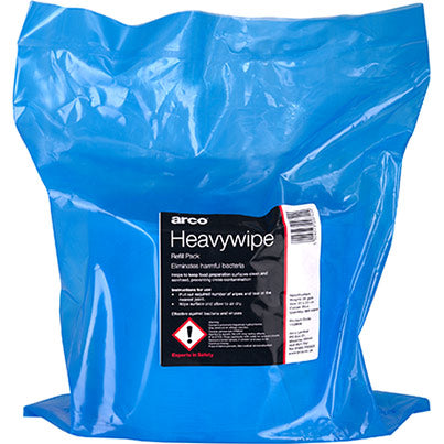 Heavywipe Antibacterial Surface Wipes (Refill Bag of 800 Wipes)