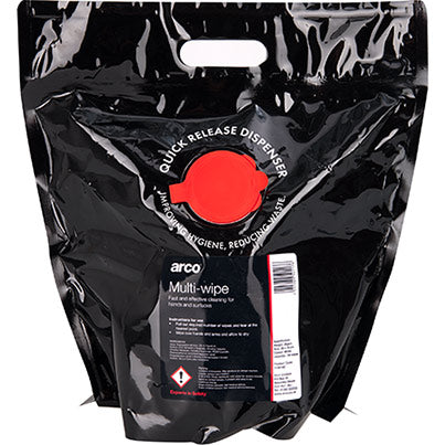 Multi-Wipe Wet Wipes in Quick-Release Dispenser