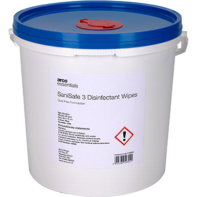 Sanisafe 3 Quat-Free Disinfectant Wet Wipes