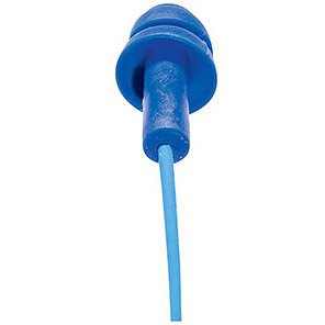 Whisper+ Corded Detectable Reusable Earplugs (Pack of 50 Pairs)