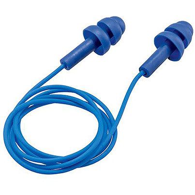 uvex Whisper Corded Detectable Reusable Earplugs (Pack of 50 Pairs)